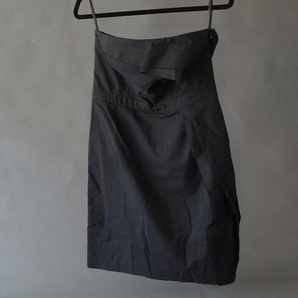 LOFT Strapless Black Mini Dress